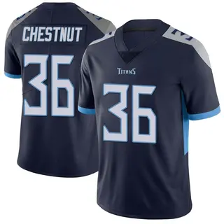 Julius Chestnut Men's Nike Navy Tennessee Titans Vapor Untouchable Custom Elite Jersey